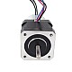 Nema 17ステッパー0.45Nm(64oz.in)ブレーキ摩擦トルク付き0.25Nm(35.4oz.in)