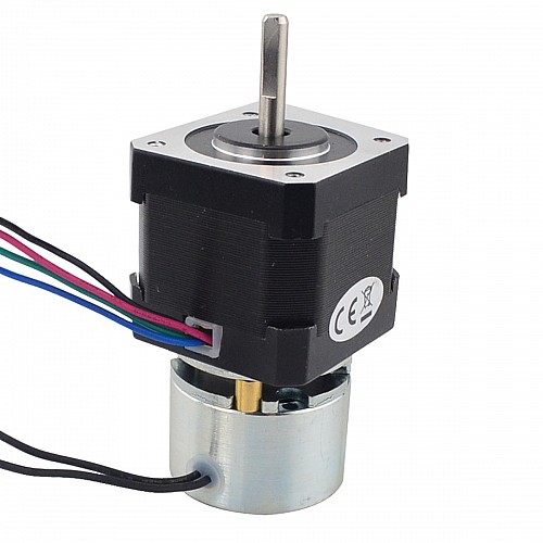 Nema 17ステッパー0.45Nm(64oz.in)ブレーキ摩擦トルク付き0.25Nm(35.4oz.in)