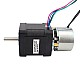 Nema 17ステッパー0.59Nm(84oz.in)ブレーキ摩擦トルク付き0.25Nm(35.4oz.in)