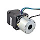 Nema 17ステッパー0.59Nm(84oz.in)ブレーキ摩擦トルク付き0.25Nm(35.4oz.in)