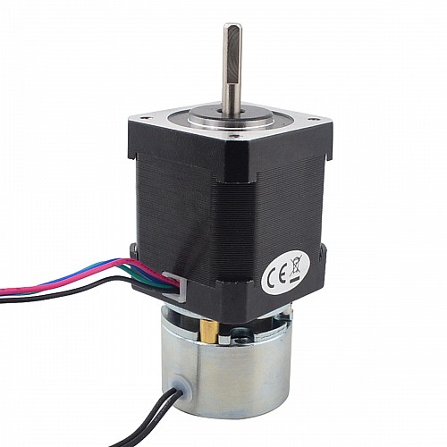 Nema 17ステッパー0.59Nm(84oz.in)ブレーキ摩擦トルク付き0.25Nm(35.4oz.in)