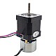 Nema 17ステッパー0.59Nm(84oz.in)ブレーキ摩擦トルク付き0.25Nm(35.4oz.in)