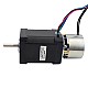 ネマ17ステッパー0.65Nm(92oz.in)ブレーキ摩擦トルク付き0.25Nm(35.4oz.in)