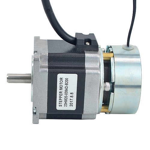Nema 23ステッパー0.9Nm(127.43oz.in)w /ブレーキ摩擦トルク2.0Nm(283oz.in)