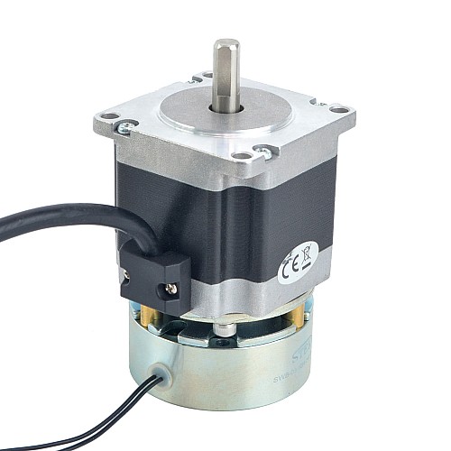 Nema 23ステッパー0.9Nm(127.43oz.in)w /ブレーキ摩擦トルク2.0Nm(283oz.in)