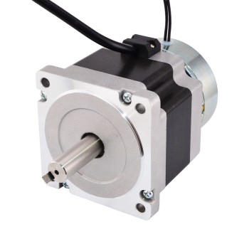 Nema 34ステッパー3.4Nm(481.5oz.in)ブレーキ摩擦トルク付き4.0Nm(566oz.in)