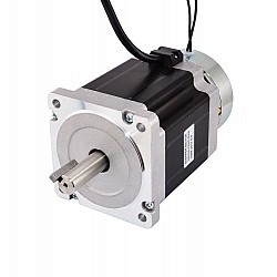 Nema 34 ステッパー 7.0Nm(1001oz.in) ブレーキ摩擦トルク 4.0Nm(566oz.in)