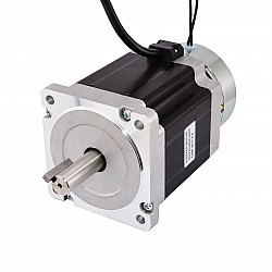 Nema 34 ステッパー 7.0Nm(1001oz.in) ブレーキ摩擦トルク 4.0Nm(566oz.in)