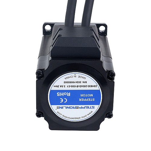 S シリーズ Nema 23 クローズド ループ ステッピング モーター 2.0Nm(283.22oz.in) 3 チャンネル エンコーダー 1000PPR(4000CPR) - 23HS30-2504D-E1000-C1 | StepperOnline