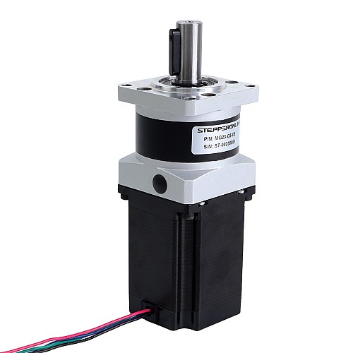 Nema 23 ステッピング モーター L=76.5mm ギア比 5:1 MG シリーズ 遊星ギアボックス Nema 23 ステッピング モーター L=76.5mm ギア比 5:1 MG シリーズ 遊星ギアボックス