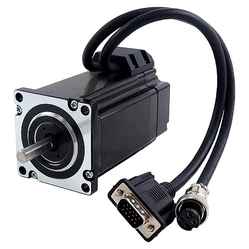 Sシリーズ スタンダード Nema 24 クローズドループステッピングモーター 3.0Nm(424.83oz.in) エンコーダ 1000PPR(4000CPR) - 24HS34A-5004D-E1000 | StepperOnline