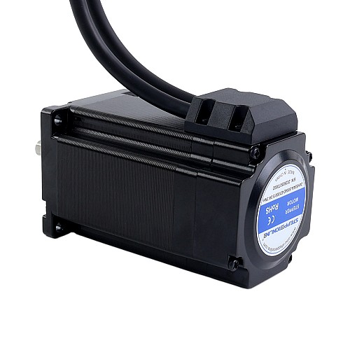 Sシリーズ スタンダード Nema 24 クローズドループステッピングモーター 3.0Nm(424.83oz.in) エンコーダ 1000PPR(4000CPR) - 24HS34A-5004D-E1000 | StepperOnline