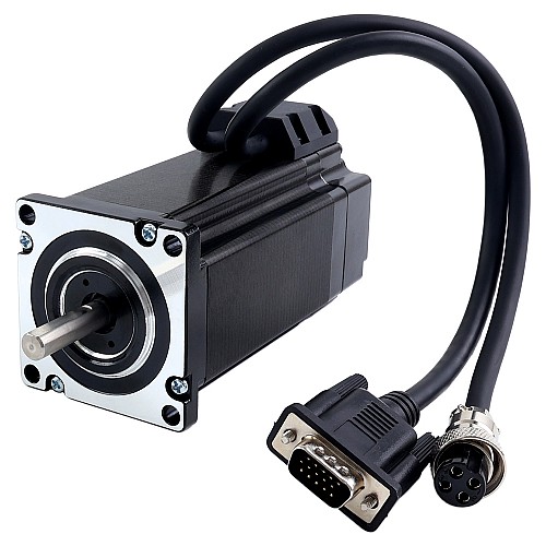 Sシリーズ スタンダード Nema 24 クローズドループステッピングモーター 4.0Nm(566.45oz.in) エンコーダ 1000PPR(4000CPR) - 24HS40A-5004D-E1000 | StepperOnline