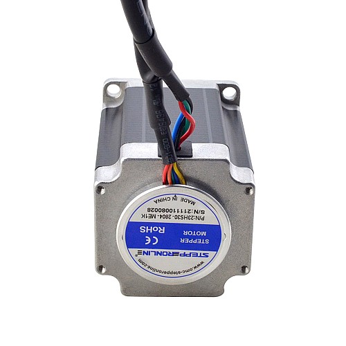 Nema23クローズドループステッピングモーター1.85Nm(261.98oz.in)、磁気エンコーダー付き1000PPR(4000CPR)