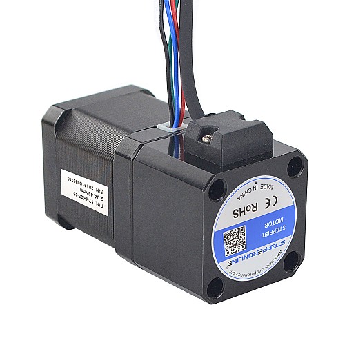 PシリーズNema17ステッピングモーター48Ncm(67.99oz.in)、電磁ブレーキ付き PシリーズNema17ステッピングモーター48Ncm(67.99oz.in)、電磁ブレーキ付き