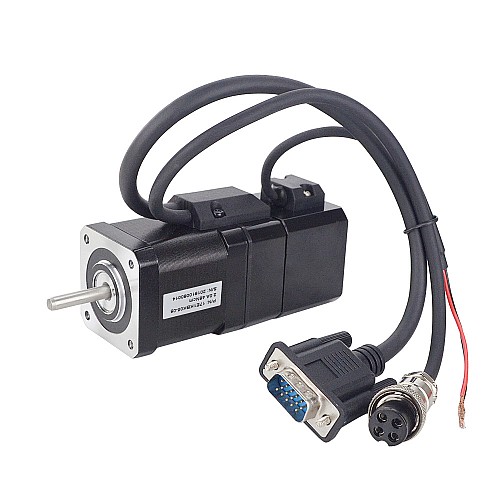 PシリーズNema17クローズドループステッピングモーター48Ncm(67.99oz.in)、電磁ブレーキ付き