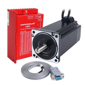 YSシリーズ 1軸 クローズドループステッパーキット V2.0 12.0Nm(1699.34oz.in) Nema 34モーター 1.5mケーブル & ドライバー付き