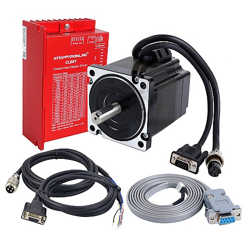 YSシリーズ 1軸 閉ループステッピングCNCキット V2.0 4.30Nm(608.93oz.in) Nema 34 モーター＆ドライバ - 1-CL86Y-S48-V20 | StepperOnline