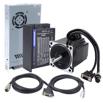 TS シリーズ 1 軸 4.30Nm(608.93oz.in) Nema 34 クローズド ループ ステッパー キット、電源付き
