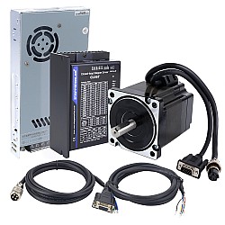 TS シリーズ 1 軸 4.30Nm(608.93oz.in) Nema 34 クローズド ループ ステッパー キット、電源付き
