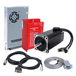 YSシリーズ 1軸 12.00Nm(1699.34oz.in) Nema 34 閉ループステッピングキット V2.0(電源付き)
