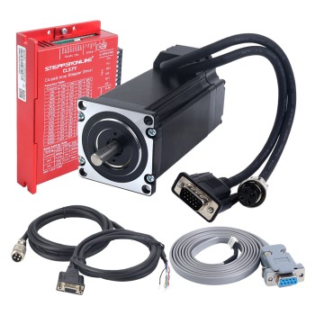 YSシリーズ 1軸 閉ループ ステッピングモーター CNCキット V2.0 3.00Nm(424.83oz.in) Nema 23 モーター 2.0mケーブル & ドライバー
