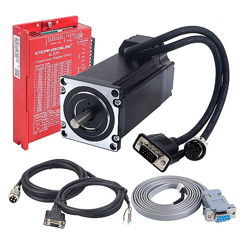 YSシリーズ 1軸 閉ループ ステッピングモーター CNCキット V2.0 3.00Nm(424.83oz.in) Nema 23 モーター 2.0mケーブル & ドライバー - 1-CL57Y-S30-V20 | StepperOnline