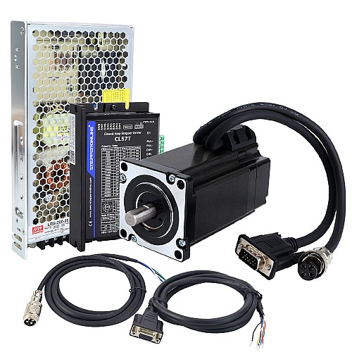 TSシリーズ1軸3.0Nm(424.83oz.in)Nema 24クローズドループステッピングキット、電源付き