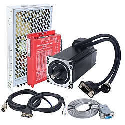 YSシリーズ 1軸 閉ループ ステッピングモーター CNCキット V2.0 3.00Nm(424.83oz.in) Nema 23 モーター 2.0mケーブル & 電源付き