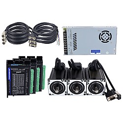 TS シリーズ 3 軸 3.0Nm(424.83oz.in) Nema 24 クローズド ループ ステッパー キット、電源と