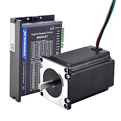 1 軸ステッピング CNC キット 2.4Nm(339.87oz.in) Nema 23 ステッピング モーター & ドライバー