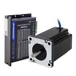 1 軸ステッパー CNC キット 3.1Nm(439oz.in) Nema 24 ステッパー モーター & ドライバー