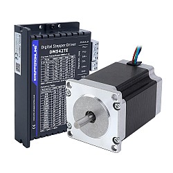 TESシリーズ 1軸ステッピングCNCキット 2.00Nm(283.22オズイン) Nema23ステッピングモーター＆ドライバ DM542TE
