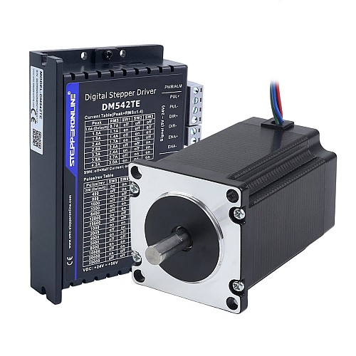 TESシリーズ 1軸ステッピングCNCキット 2.4Nm(339.87オズイン) Nema23ステッピングモーター＆ドライバ DM542TE - 1-DM542TE-23HS32 | StepperOnline
