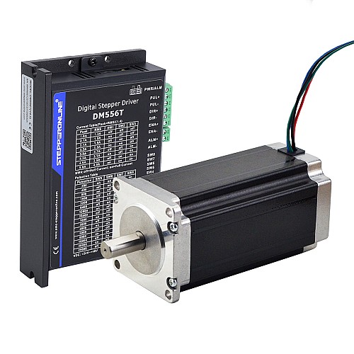 TS シリーズ 1 軸 3.0Nm(425oz.in) ステッパー CNC キット 4.2A Nema 23 ステッパー モーター & ドライバー DM556T