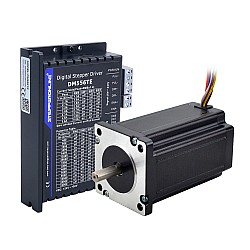 TESシリーズ 1軸 ステッパーCNCキット 3.4Nm(481.48oz.in) Nema24 ステッピングモーター＆ドライバー DM556TE