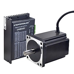 1 軸ステッパー CNC キット 8.2Nm(1161.45oz.in) Nema 34 ステッパー モーター & ドライバー