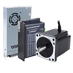 1 軸ステッピング CNC キット 8.0Nm(1132.89oz.in) Nema 34 ステッピングモーター & ドライバー & 60V 電源