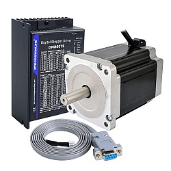 TESシリーズ 1軸ステッピングCNCキット 8.5Nm(1203.7oz.in) Nema34ステッピングモーター＆ドライバDM860TE