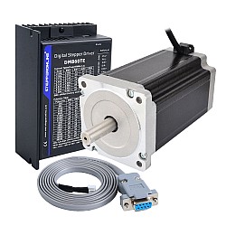 TESシリーズ 1軸ステッピングCNCキット 13Nm(1840.95oz.in) Nema34ステッピングモーター＆ドライバDM860TE