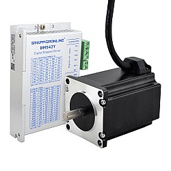1 軸ステッピング CNC キット 1.85Nm(262.03oz.in) Nema 23 ステッピング モーター 8mm デュアル シャフト