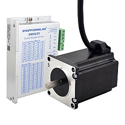 Nema23ステッピングモーターキット1.85Nm8mmフェイスマスクマシンおよび呼吸用人工呼吸器用シングルシャフトCOVID-19N95PPE