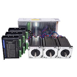 3 軸 CNC ルーター キット 3.1Nm(439oz.in) Nema 24 ステッパー モーター & ドライバー