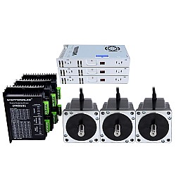 3 軸ステッピング CNC キット 8.0Nm(1132.89oz.in) Nema 34 ステッピングモーター & ドライバー & 60V 電源
