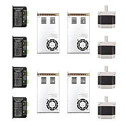 4 軸 CNC ルーター キット 4.5Nm(637oz.in) Nema 34 ステッパー モーター & ドライバー