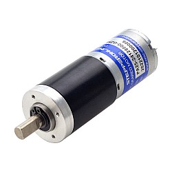 ブラシ付き 12V DC ギアモーター4.6Kg.cm/17RPM w/ 256:1 遊星ギアボックス