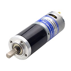 ブラシ付き 24V DC ギアモーター2.6Kg.cm/65RPM w/ 71:1 遊星ギアボックス