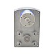 ブラシ付き 12V DC ギアモーター60Kg.cm/3RPM w/ 1166:1 角平ギアボックス