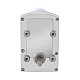ブラシ付き 12V DC ギアモーター60Kg.cm/3RPM w/ 1166:1 角平ギアボックス