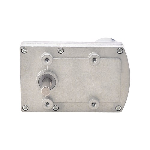ブラシ付き 12V DC ギアモーター60Kg.cm/3.5RPM w/ 1166:1 角平ギアボックス